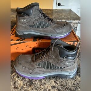 Worx by Red Wing 5117 Boots Womens Brown Leather Steel Toe Work Safety